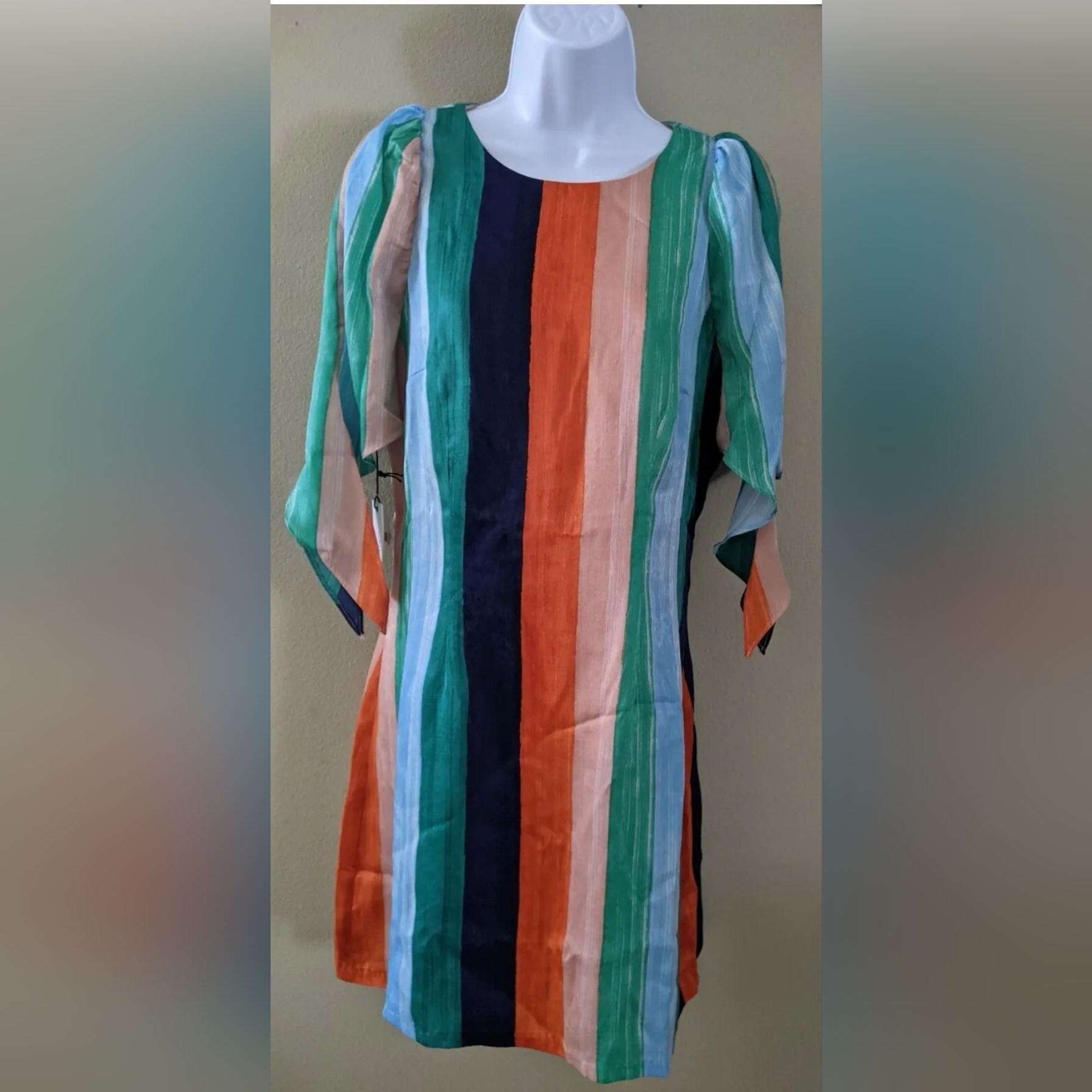 Ali & Jay Women's Medium Striped A-Line Nwt